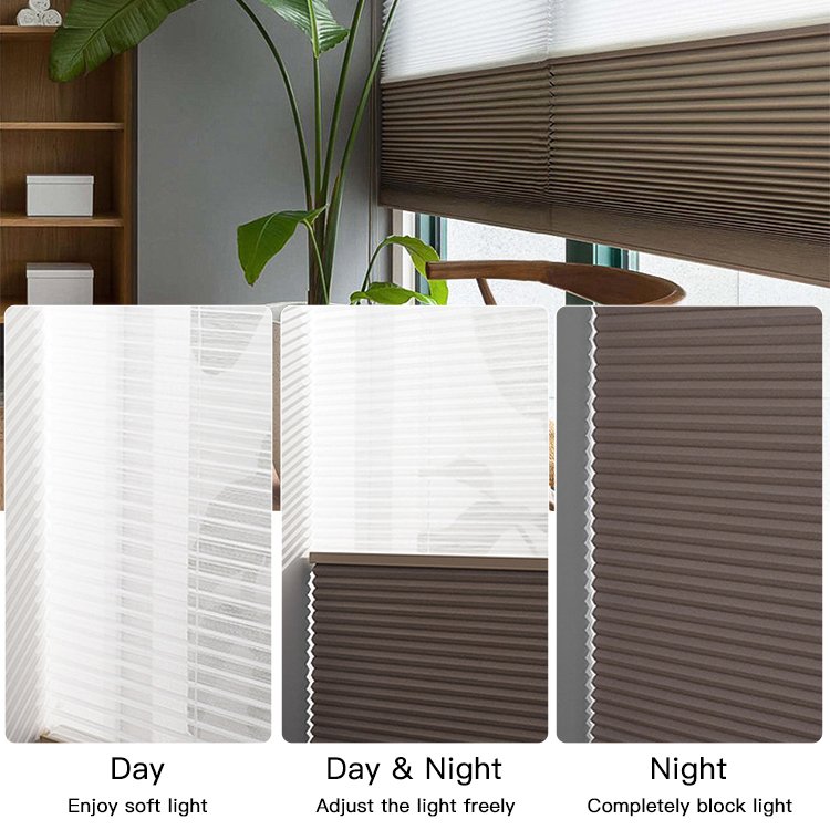 Wholesale Motorized Blinds Day Night Honeycomb Blinds