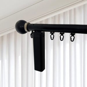 Motorized Curtain Rod – Decorative Pole with Remote Control